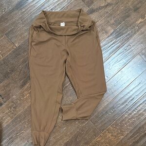 🥳 7/$10!! Brown Jogger Pants w/ great stretchable waistband! XL